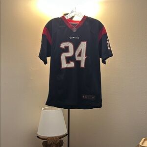 Texans Jersey Youth Large Navy and Red
